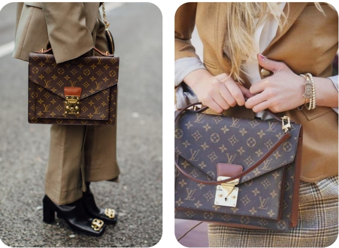 [정품] 루이비통 모노그램 몽소 2way백 상품이미지10