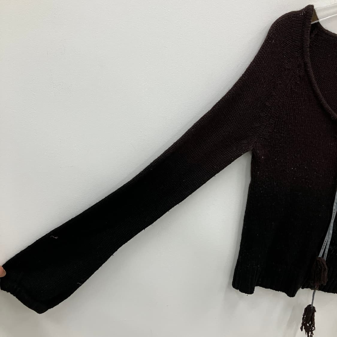 디젤 그라데이션 니트 집업 가디건 M 상품이미지4