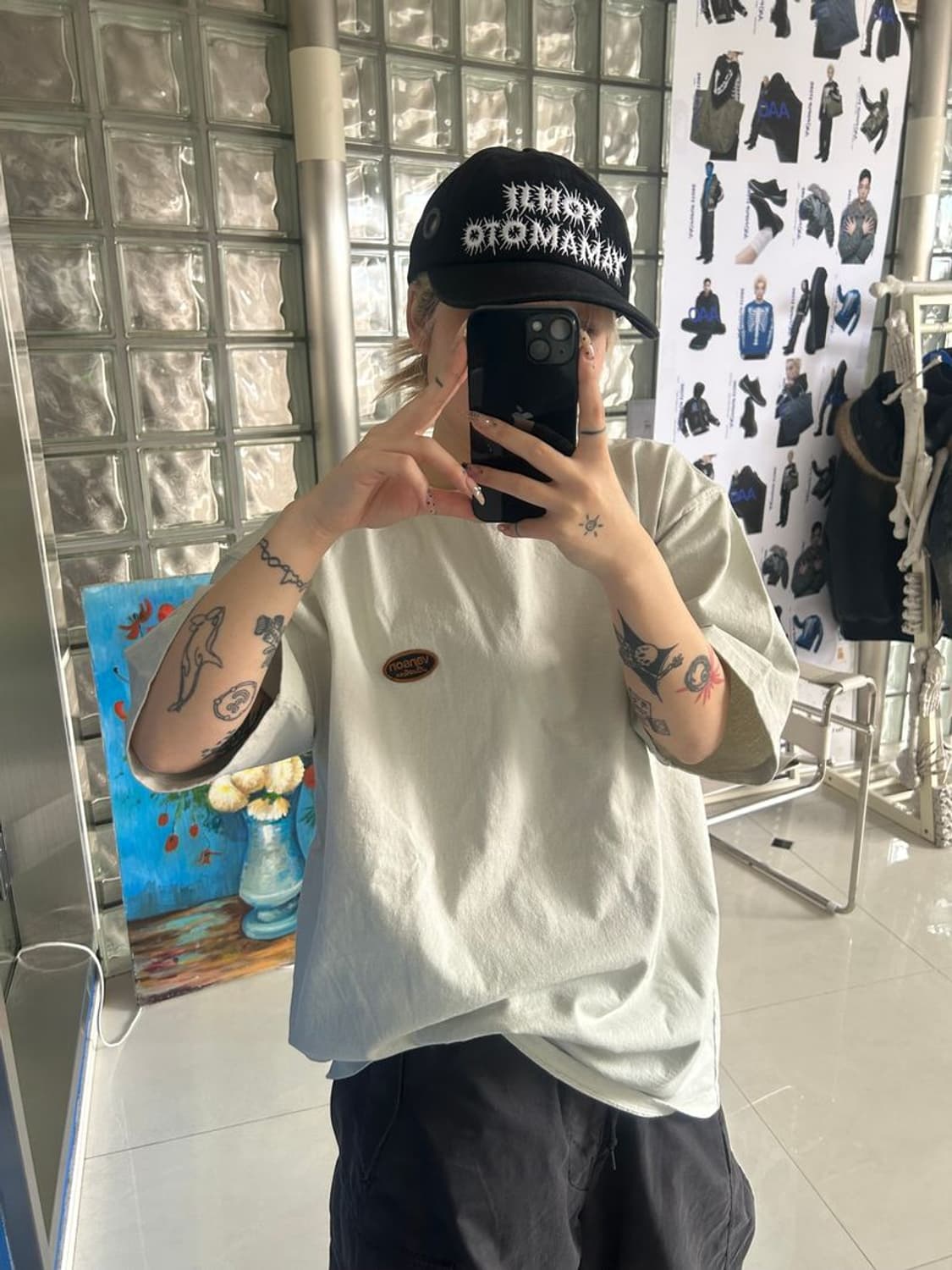 HEAVY OZ SHORT TEE 헤비 온스 숏티 NVST-2414 상품이미지1