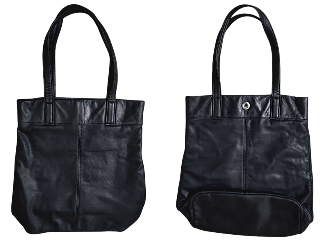 요지 야마모토 와이즈 소가죽 토트백 상품이미지3