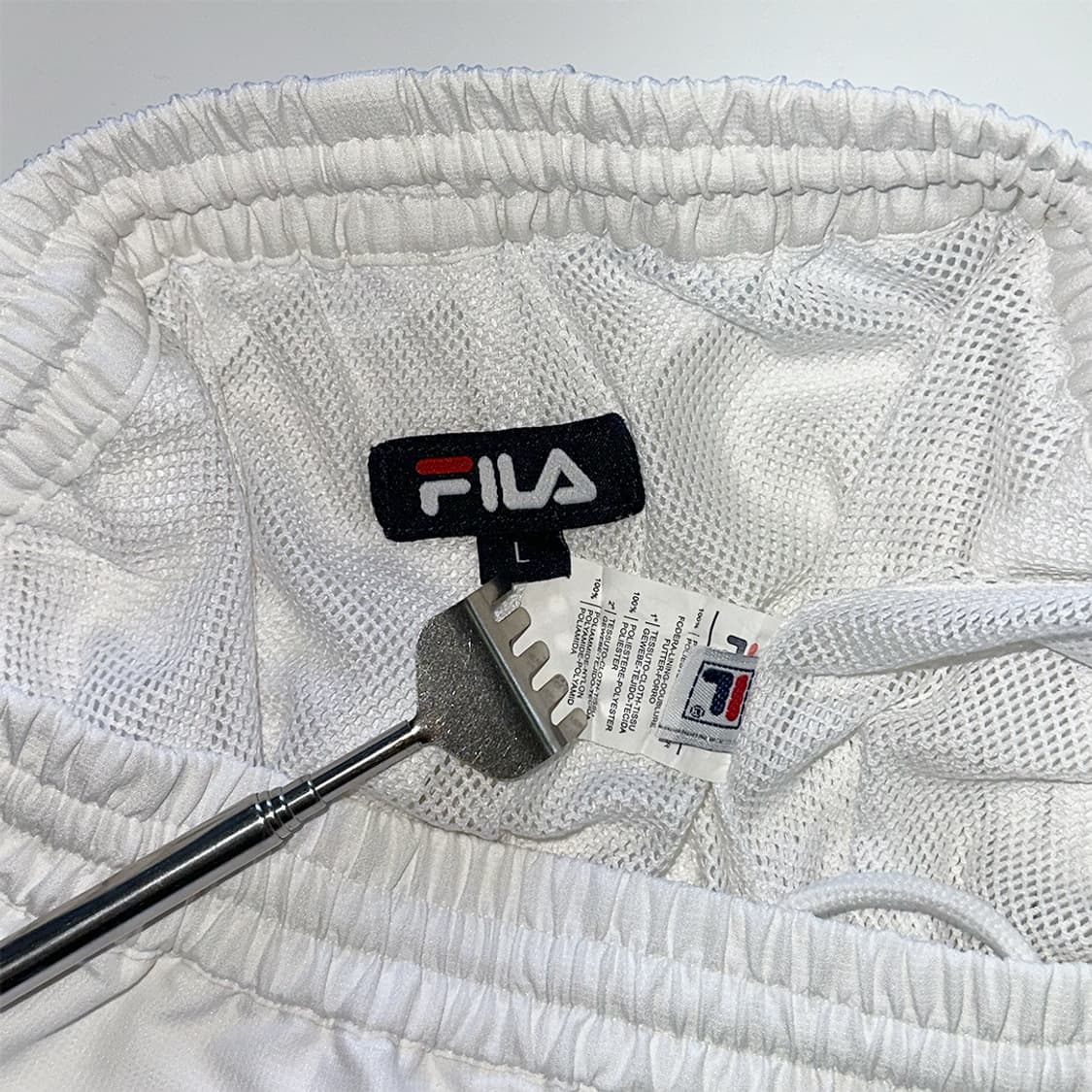 휠라 올드스쿨 화이트 트랙팬츠 상품이미지4