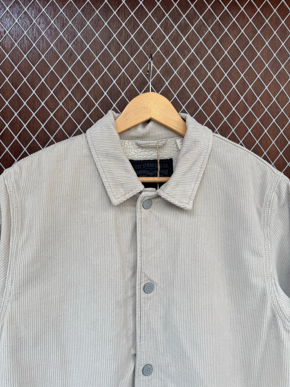 리바이스 아이보리 양털 코듀로이 자켓 상품이미지3