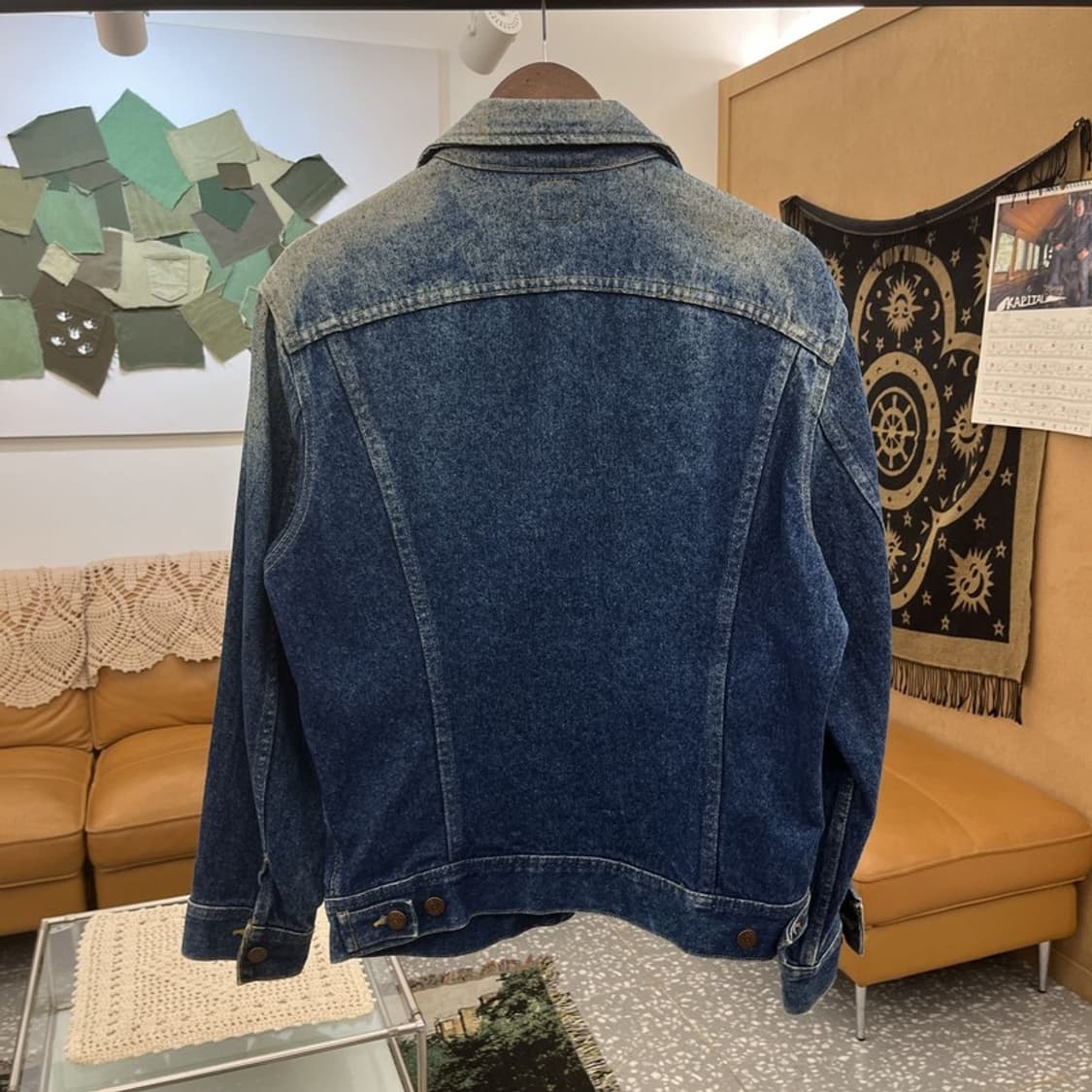 LEE 올드스쿨 빈티지 아메카지 데미지 워싱 데님자켓 M C11742 상품이미지4