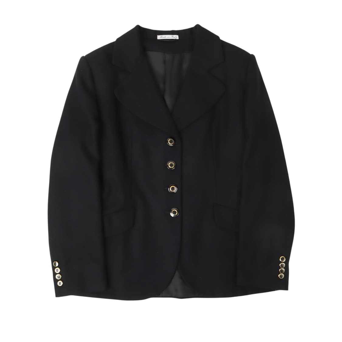 버버리 울 캐시미어 골드 버튼 4B 자켓 상품이미지1