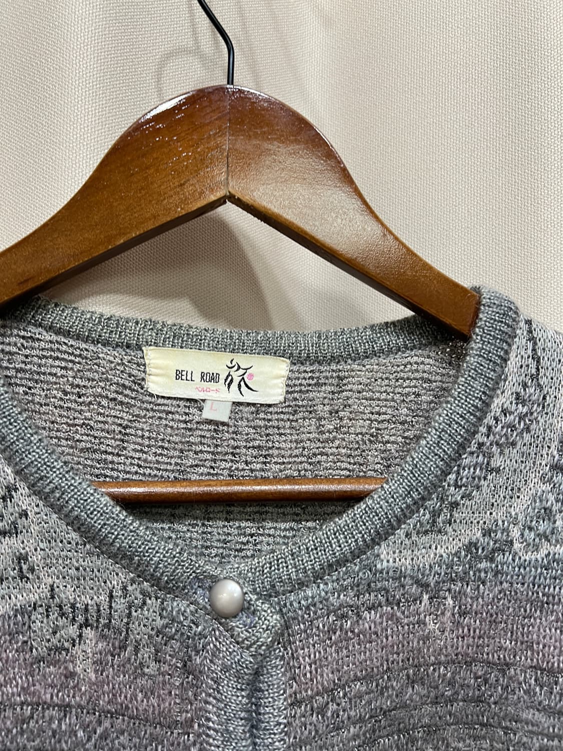 빈티지 여성 패턴 니트 가디건  상품이미지4