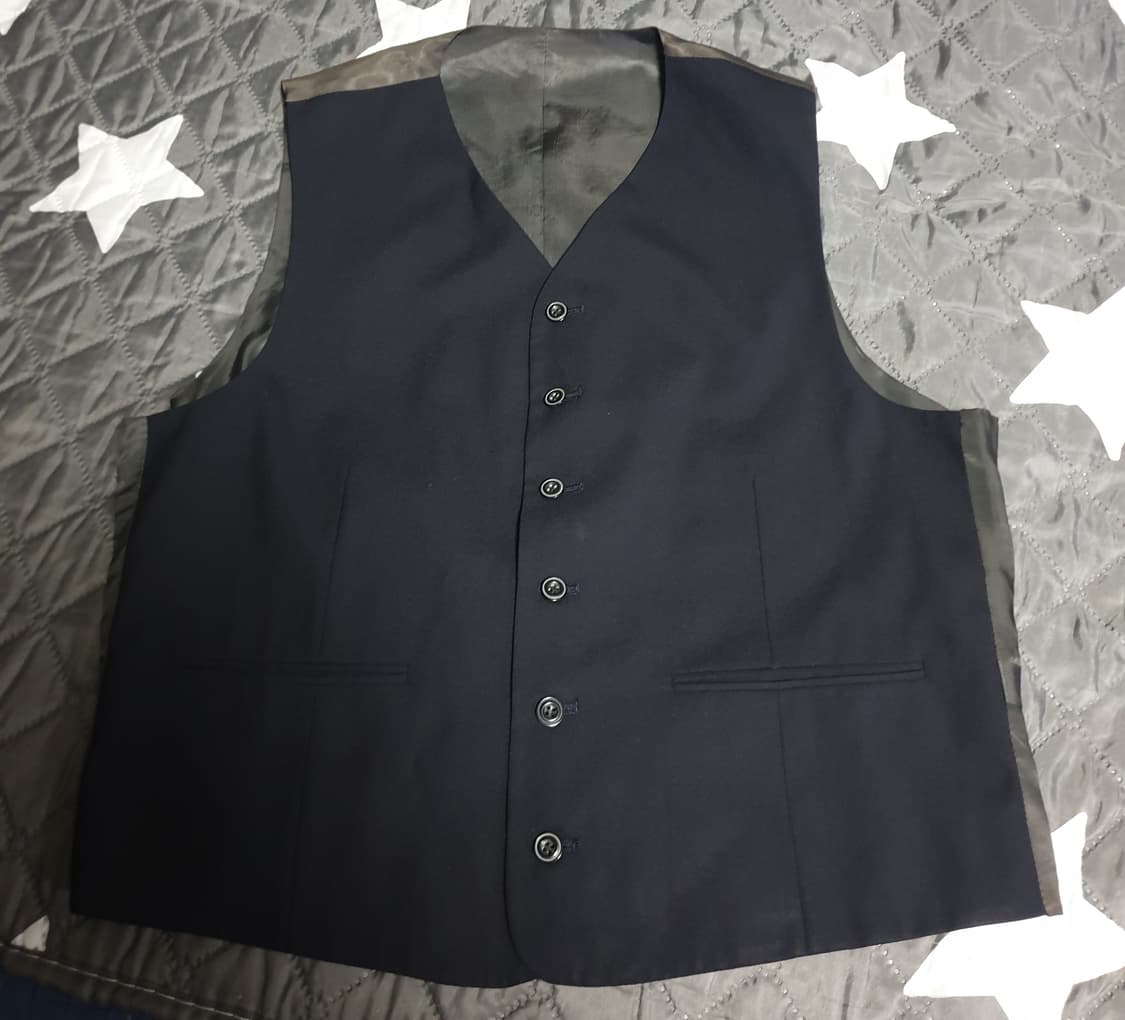 미쉘발렌티노 클래식 울혼방 수트셋업+베스트 (M) 상품이미지5