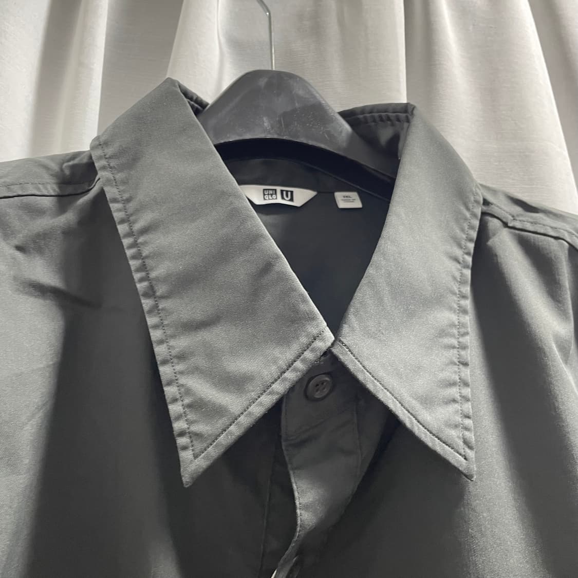 유니클로U/ 유틸리티 셔츠 그레이/ 3XL 상품이미지8