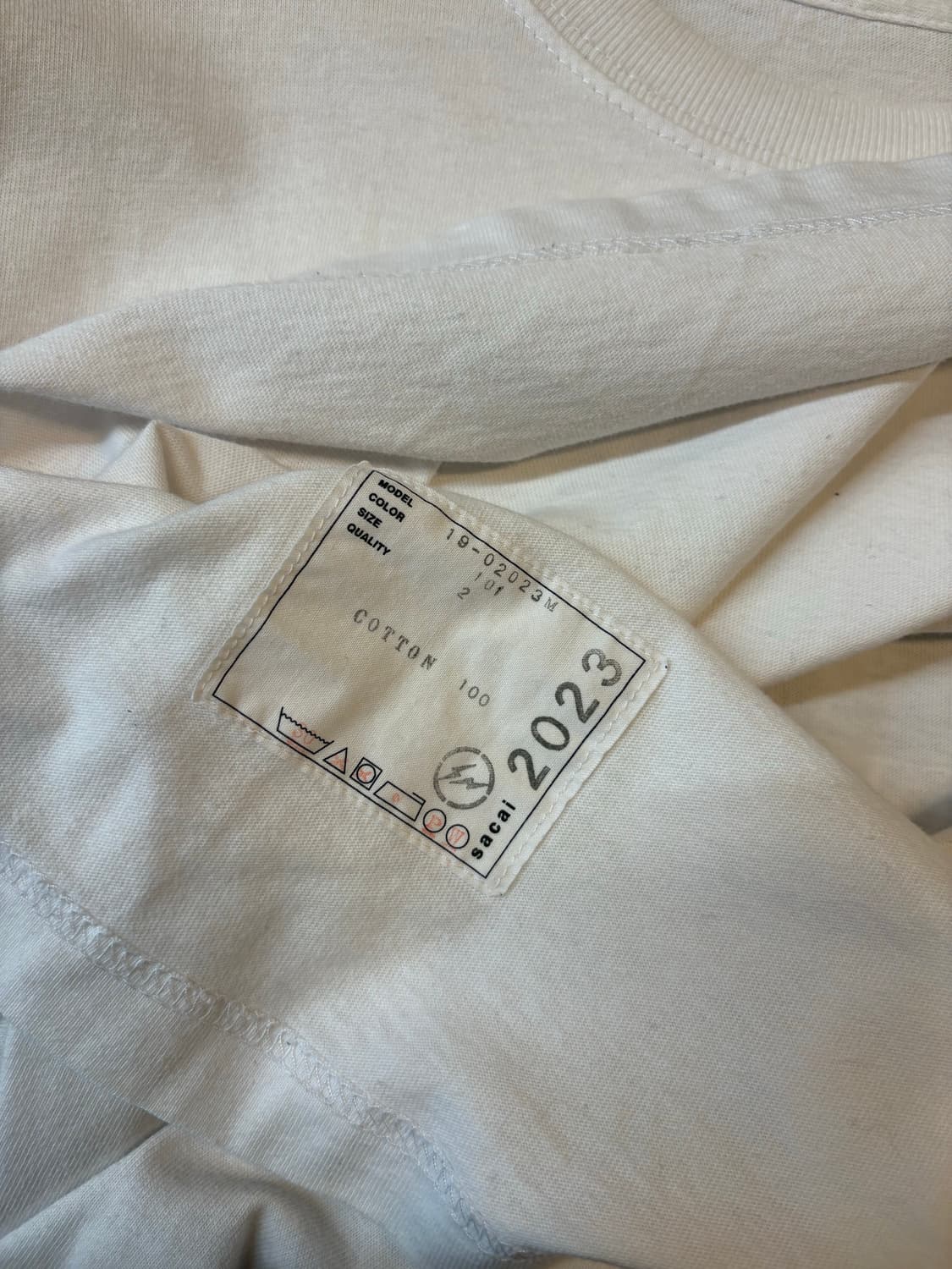 사카이 x 프라그먼트 19SS Fragile 티셔츠 상품이미지7