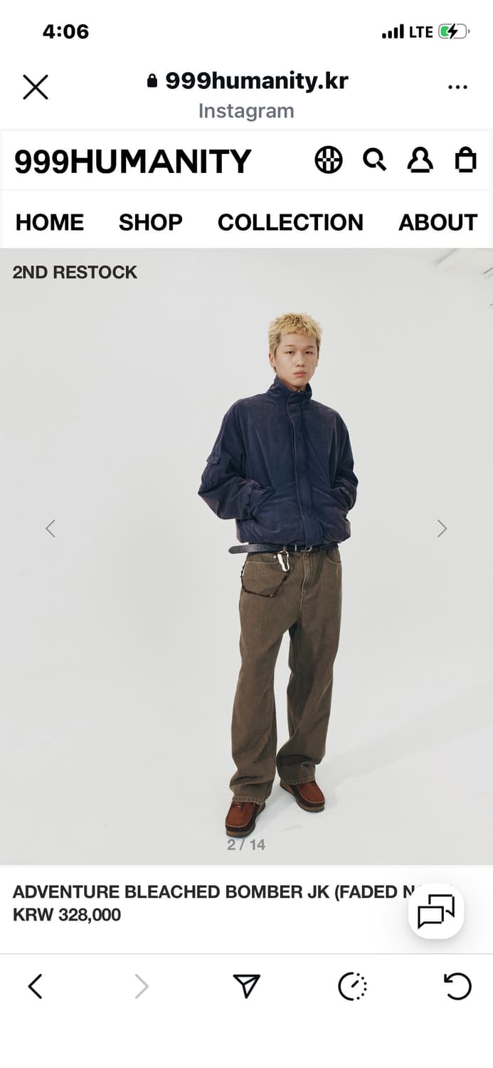 999휴머니티 봄버자켓 새상품 상품이미지2