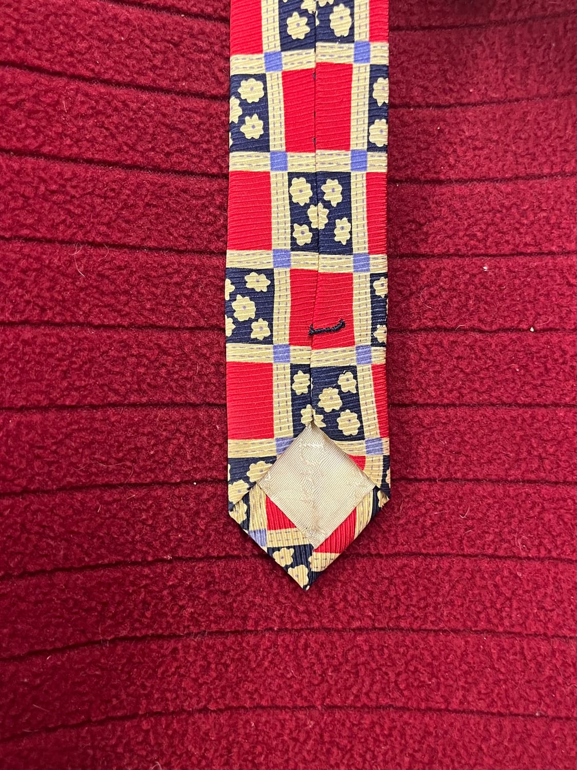 디올 패턴 넥타이 레드 #csz2552 상품이미지4