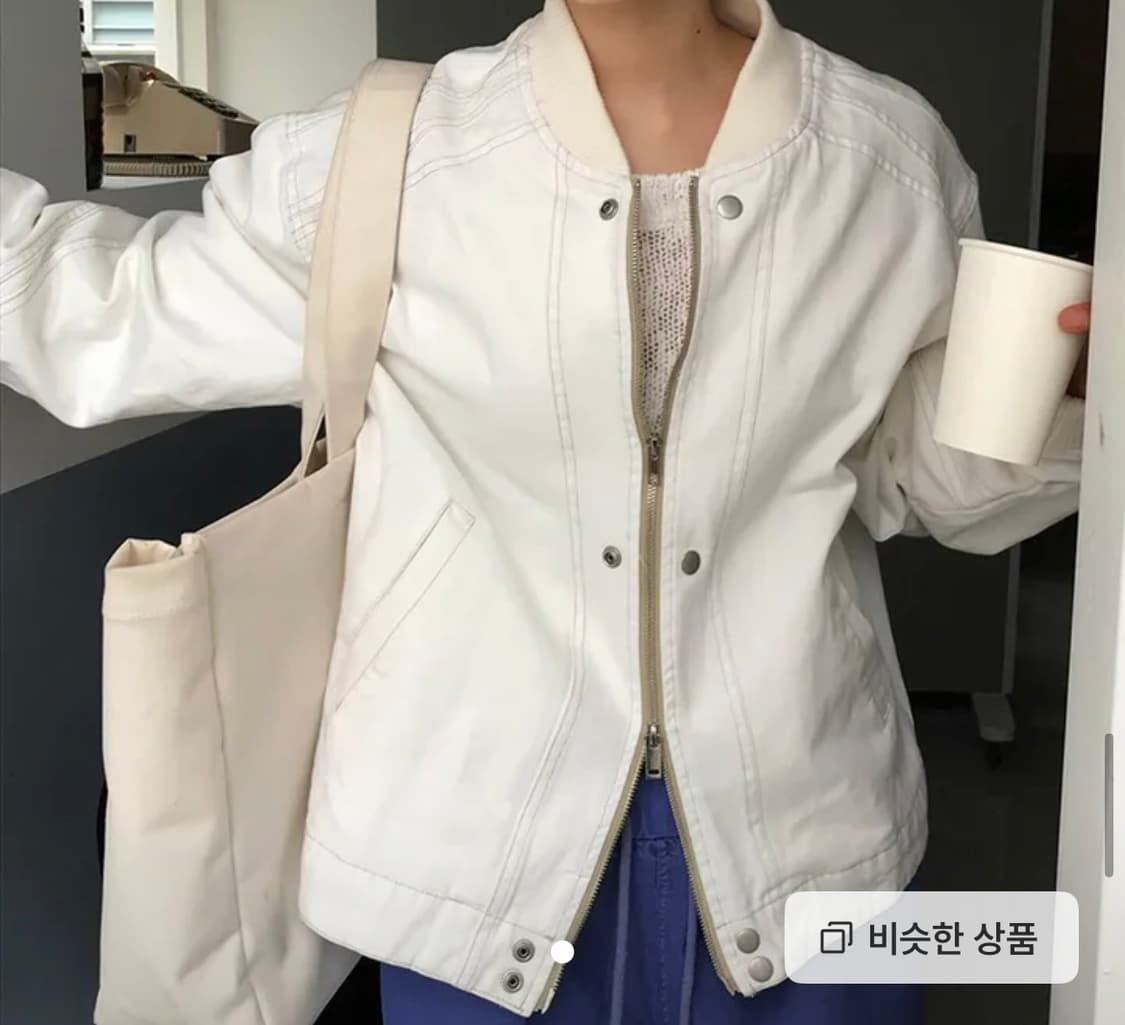 아케 아이보리 자켓 m사이즈 상품이미지1