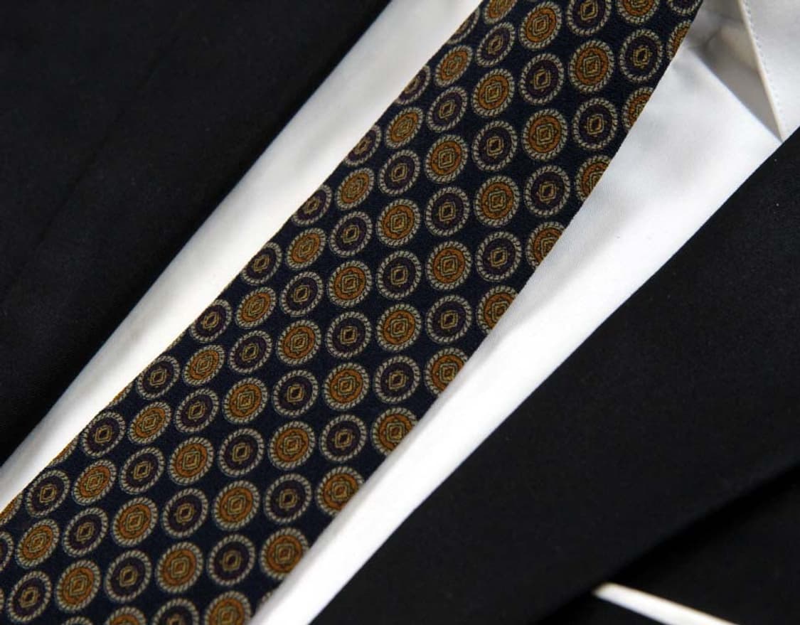 밀라숀 8.4cm S등급 양면 울 니트 남자 명품 넥타이 상품이미지7