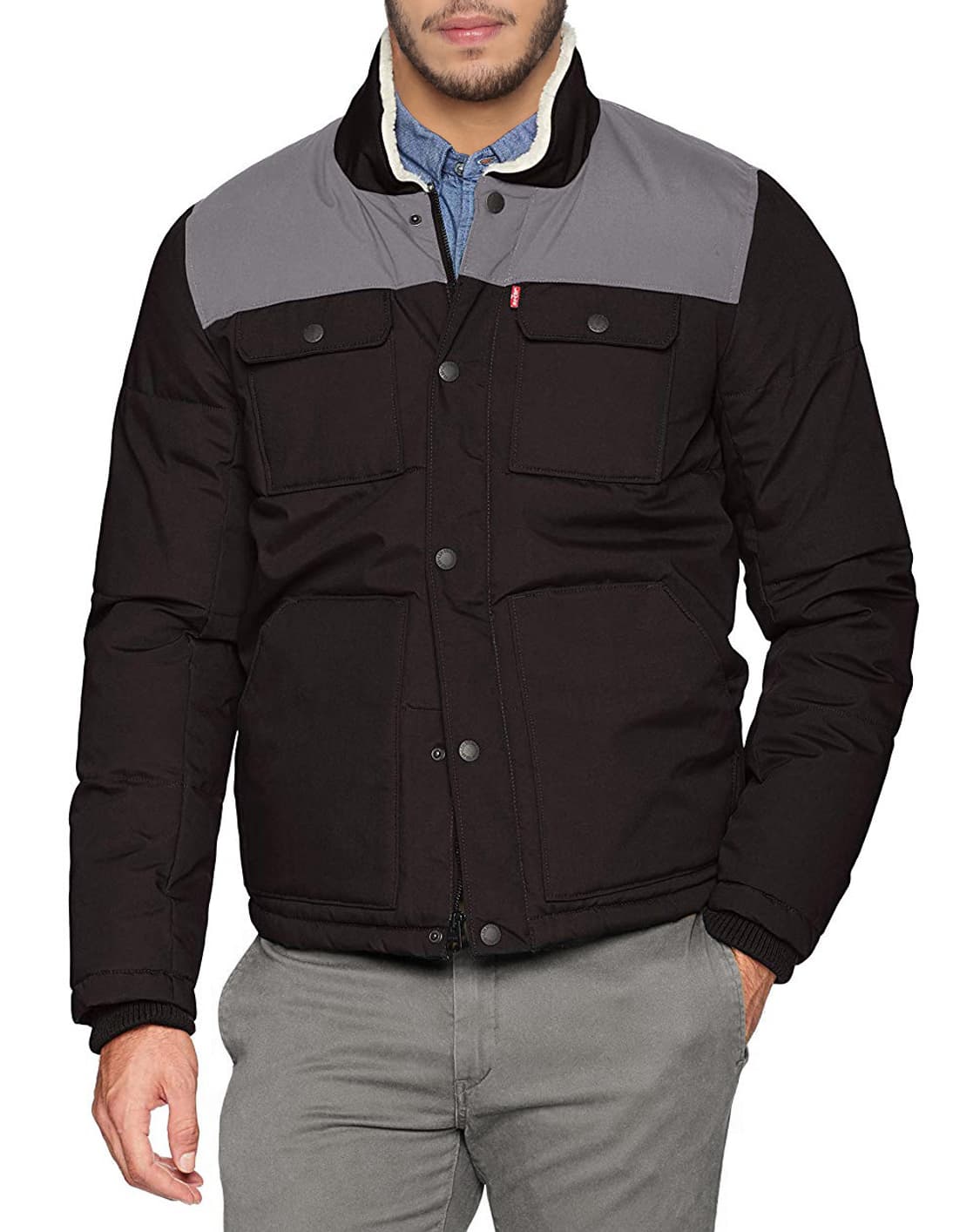 (새상품)95.리바이스 세르파 패딩점퍼 상품이미지1