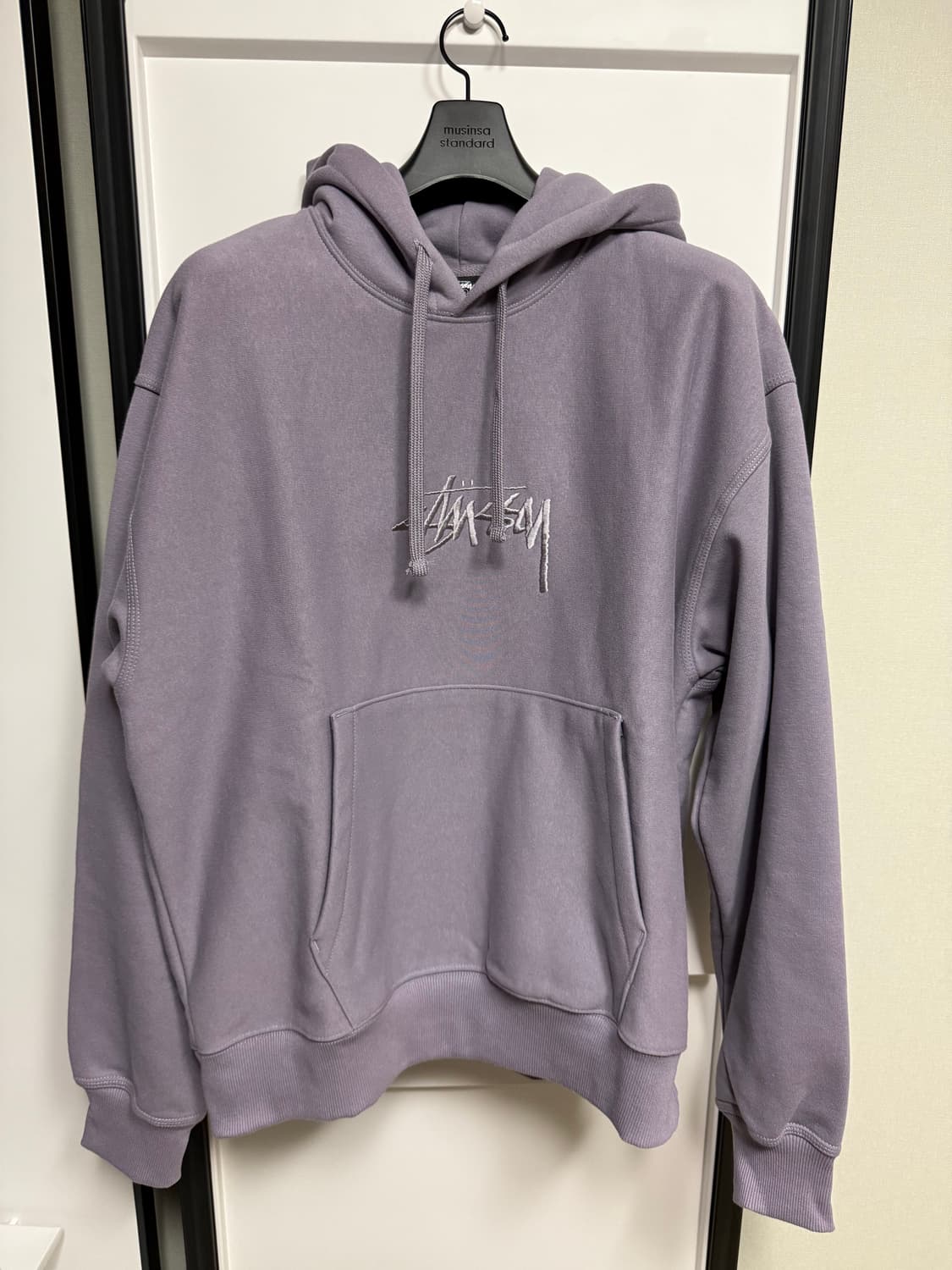 [L] 스투시 스탁 로고 후디 마브 MAUVE 상품이미지1