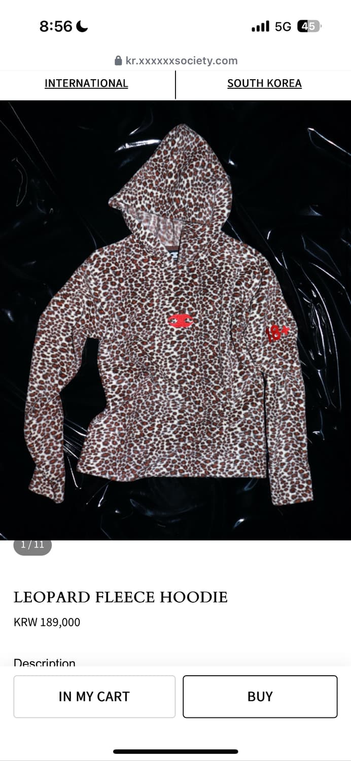 모자이크소사이어티 레오파트후드 m 상품이미지1