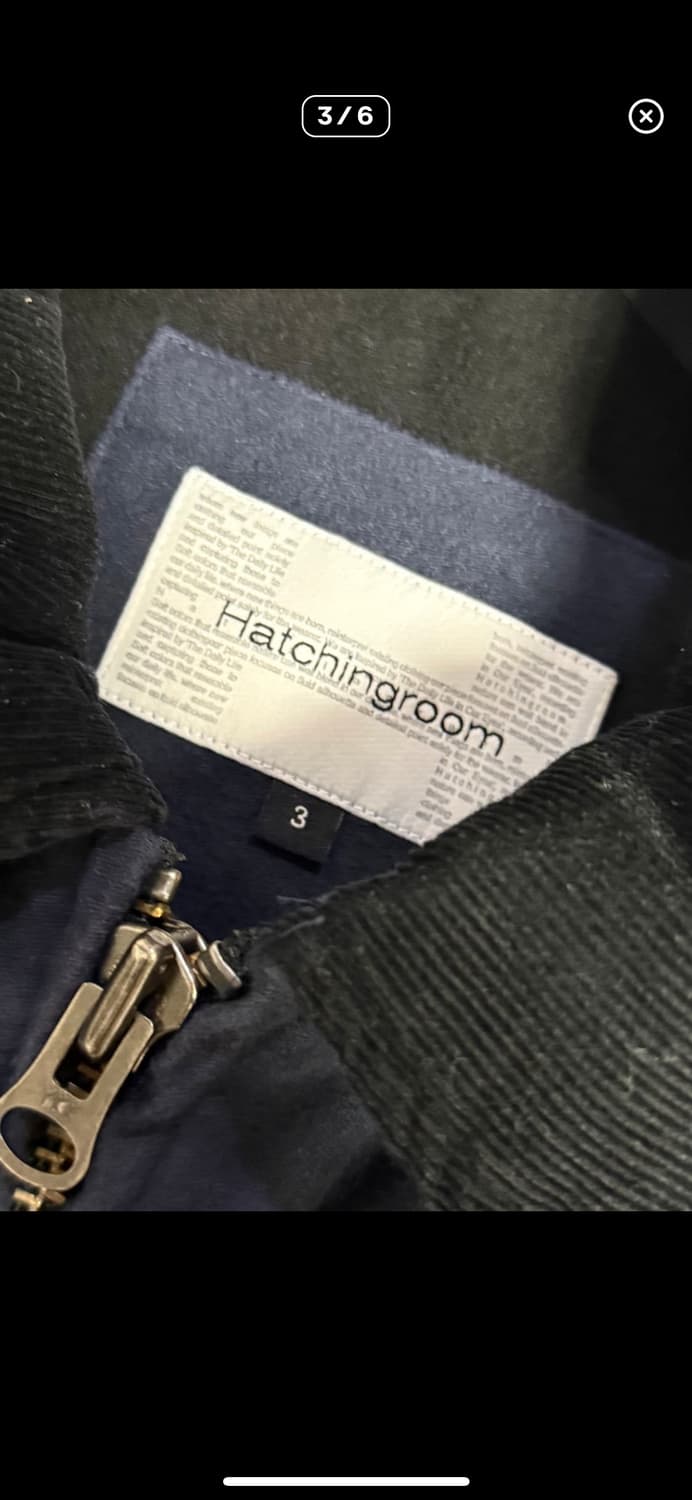 해칭룸 vtg 봄버 자켓 네이비 상품이미지3