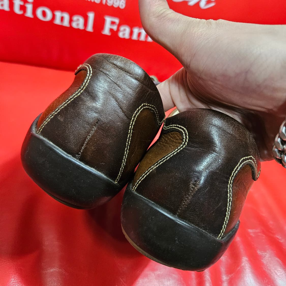 랜드로버 고어텍스 가죽 트래킹화 255size 상품이미지5