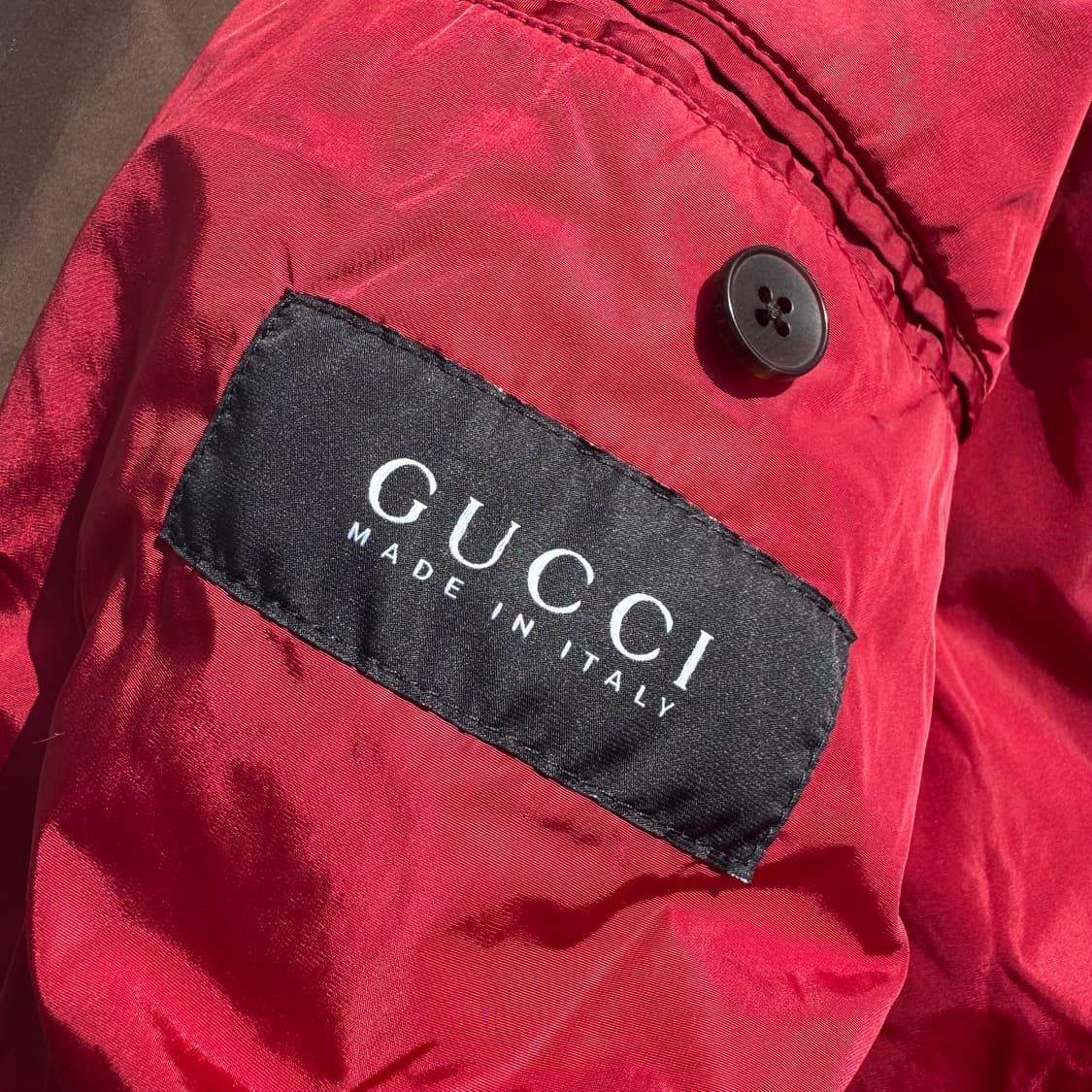 [M] 00s Gucci 구찌 나일론 봄버 자켓 상품이미지9