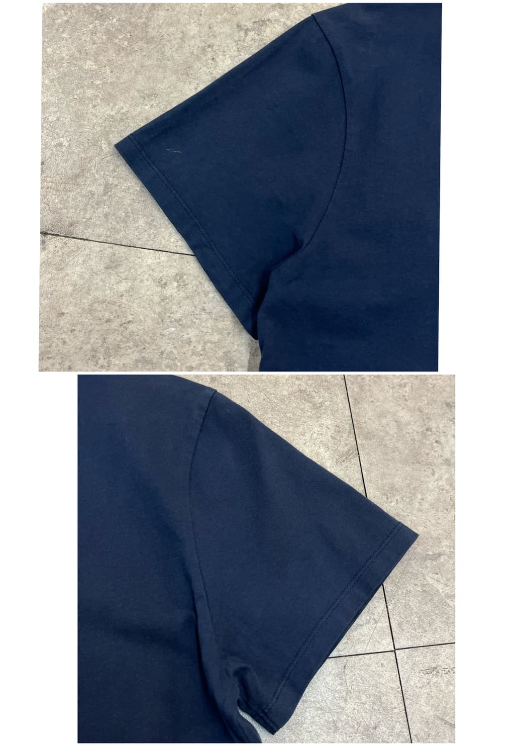 메종키츠네 폭스 헤드 패치 반팔티 네이비 XS #csz3326 상품이미지9