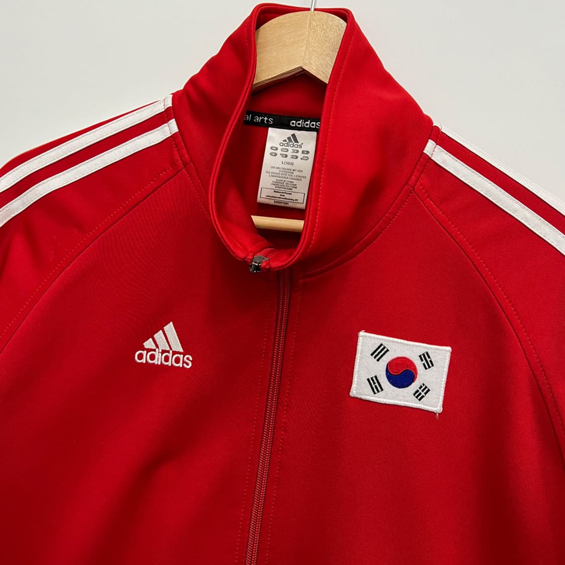 아디다스 마샬아츠 KOREA 로고 트랙탑 져지 L 상품이미지3