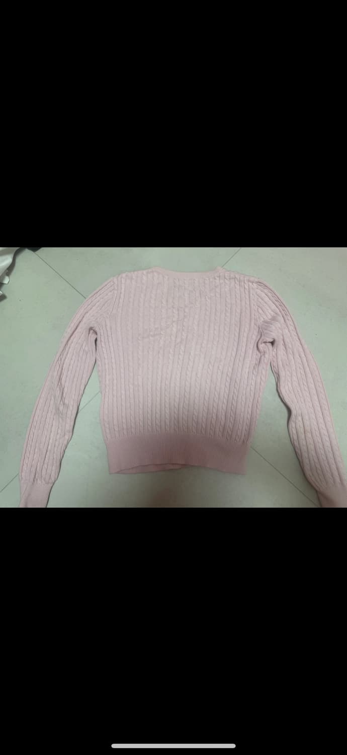 폴로 핑크 가디건 xl 상품이미지2