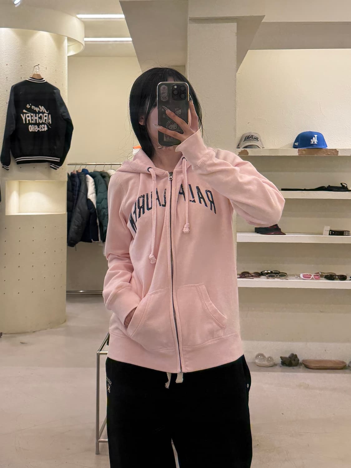 폴로진스컴퍼니 랄프로렌 아치 로고 후드 집업 U807 상품이미지1