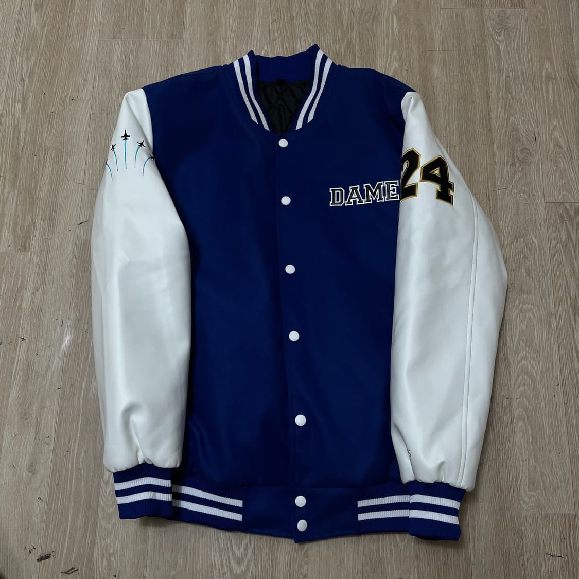 DAME 24 항공 빅로고 야구점퍼 바시티자켓 XL/105  상품이미지1