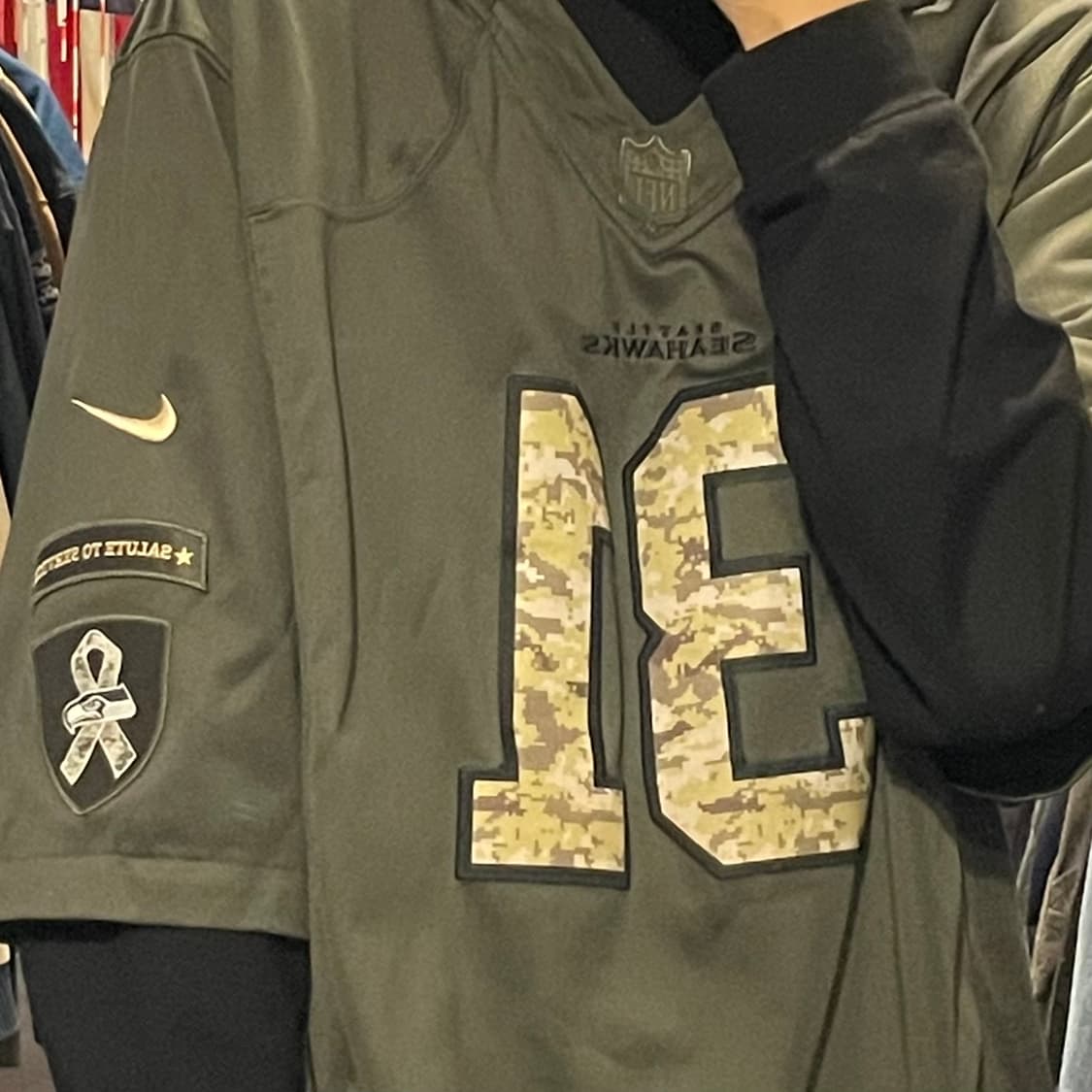 [IM] NFL SEAHAWKS No.31 CHANCELLOR 카키 반팔 상품이미지5