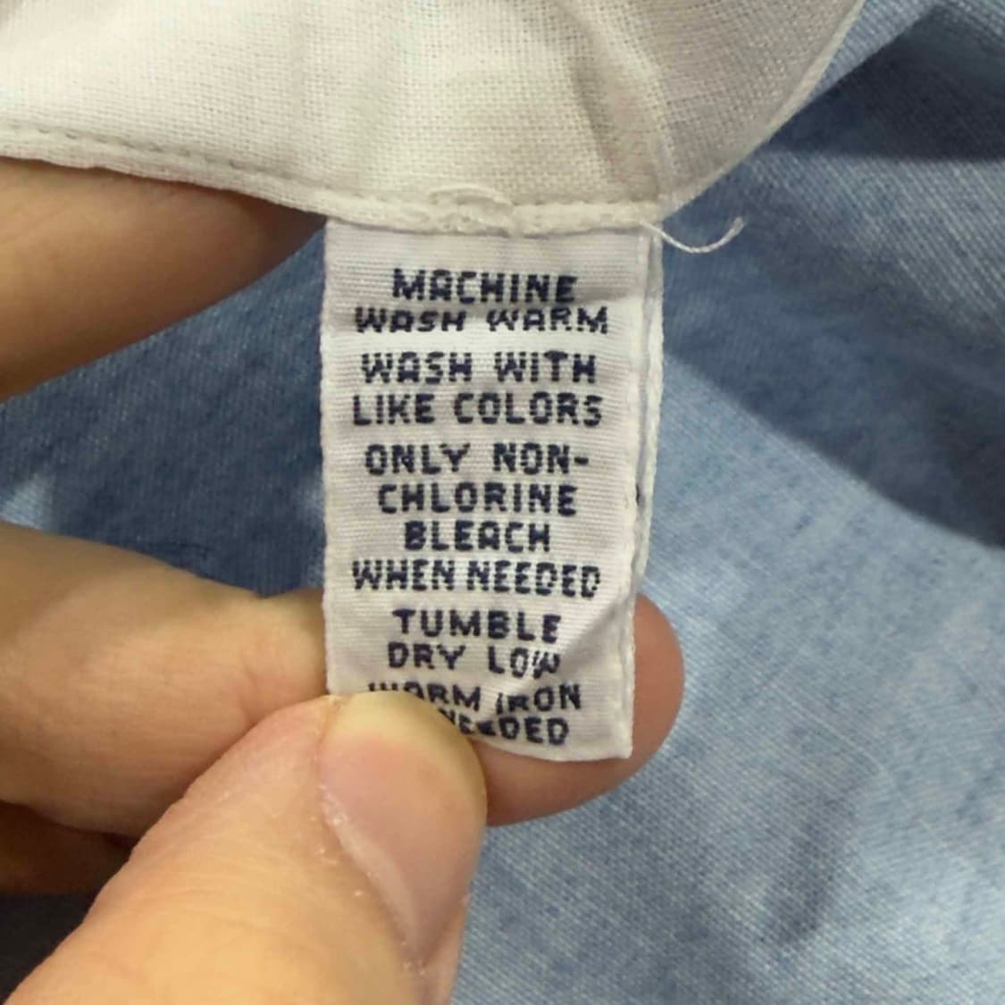 폴로 랄프로렌 로고 포켓 데님 긴팔 셔츠 상품이미지6