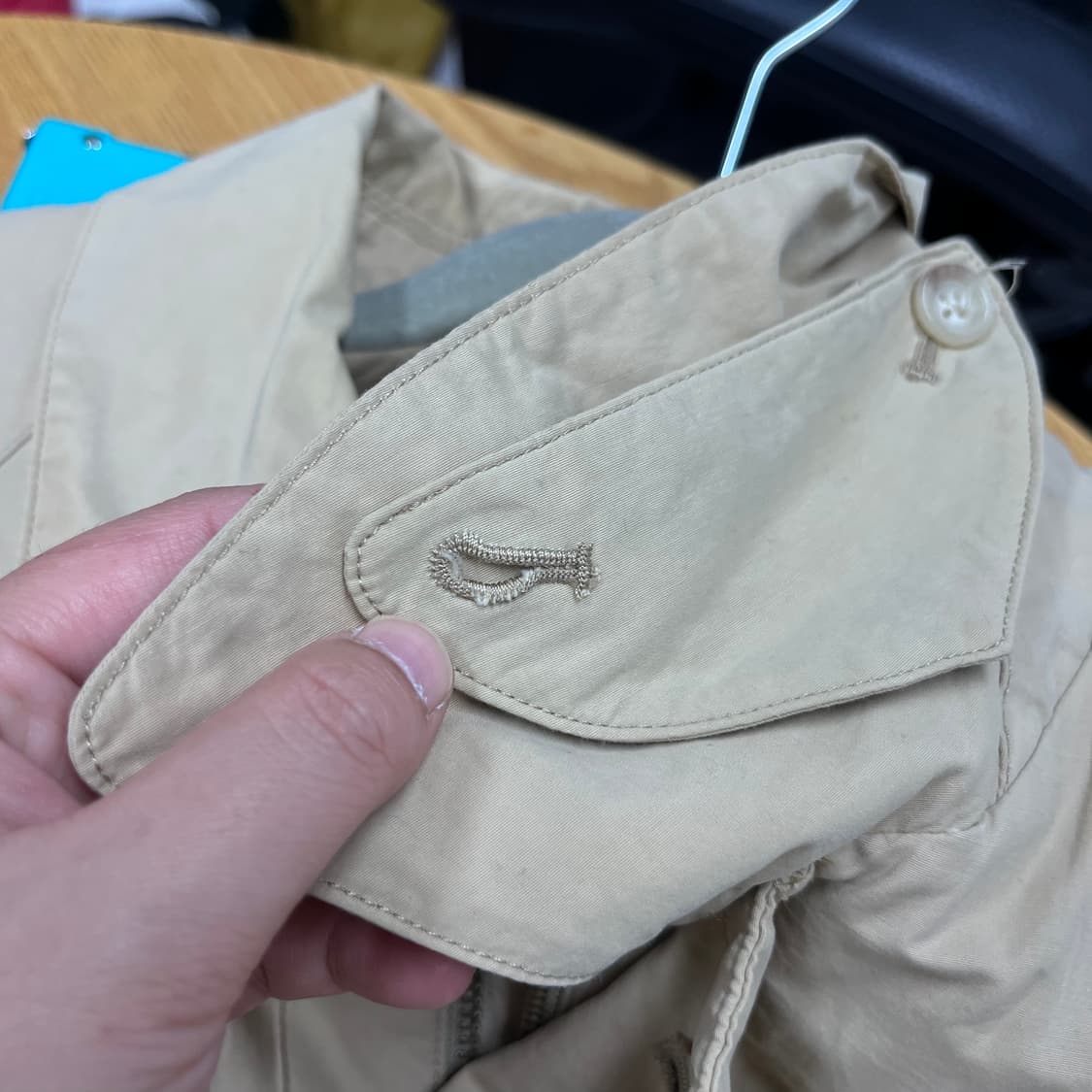 100 폴로 랄프로렌 코튼 싱글 코트 상품이미지10