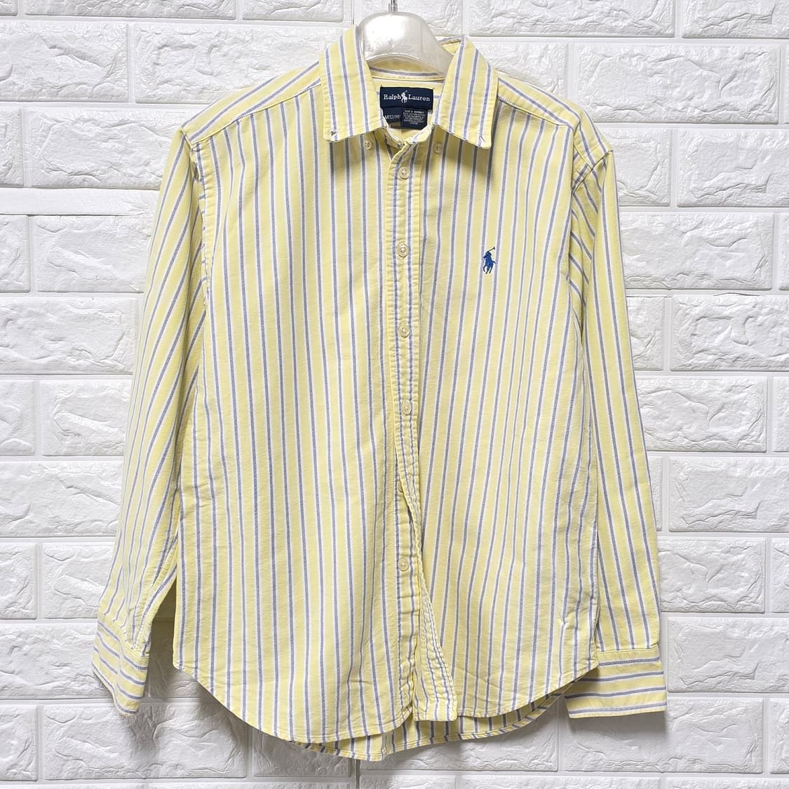택포) 폴로 랄프로렌 스트라이프 셔츠 M 상품이미지1