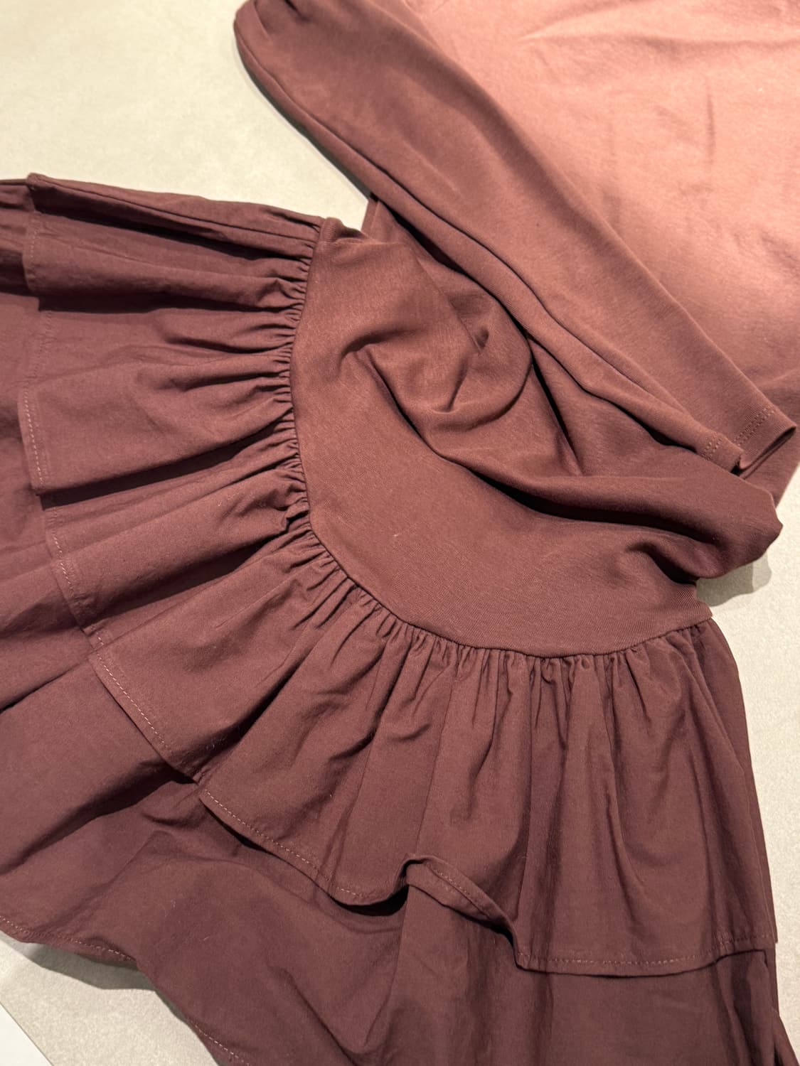 자라 보트넥 프릴 미니원피스 상품이미지4