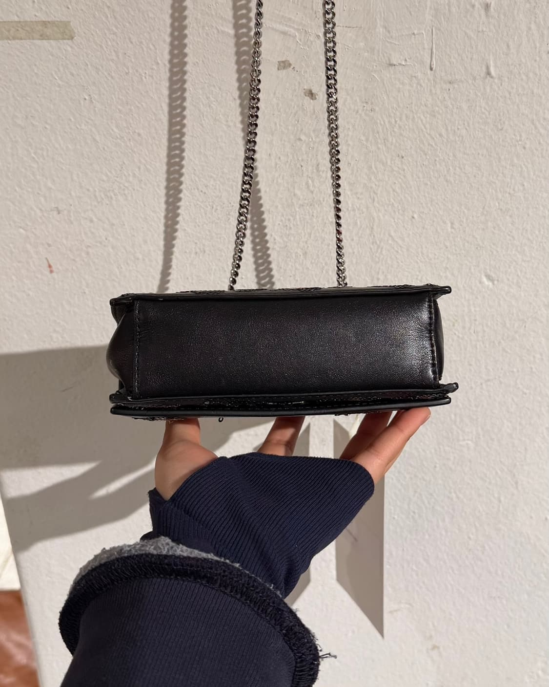 베르수스 베르사체 블랙 레오파드 라 메두사 미니 크로스백 상품이미지6