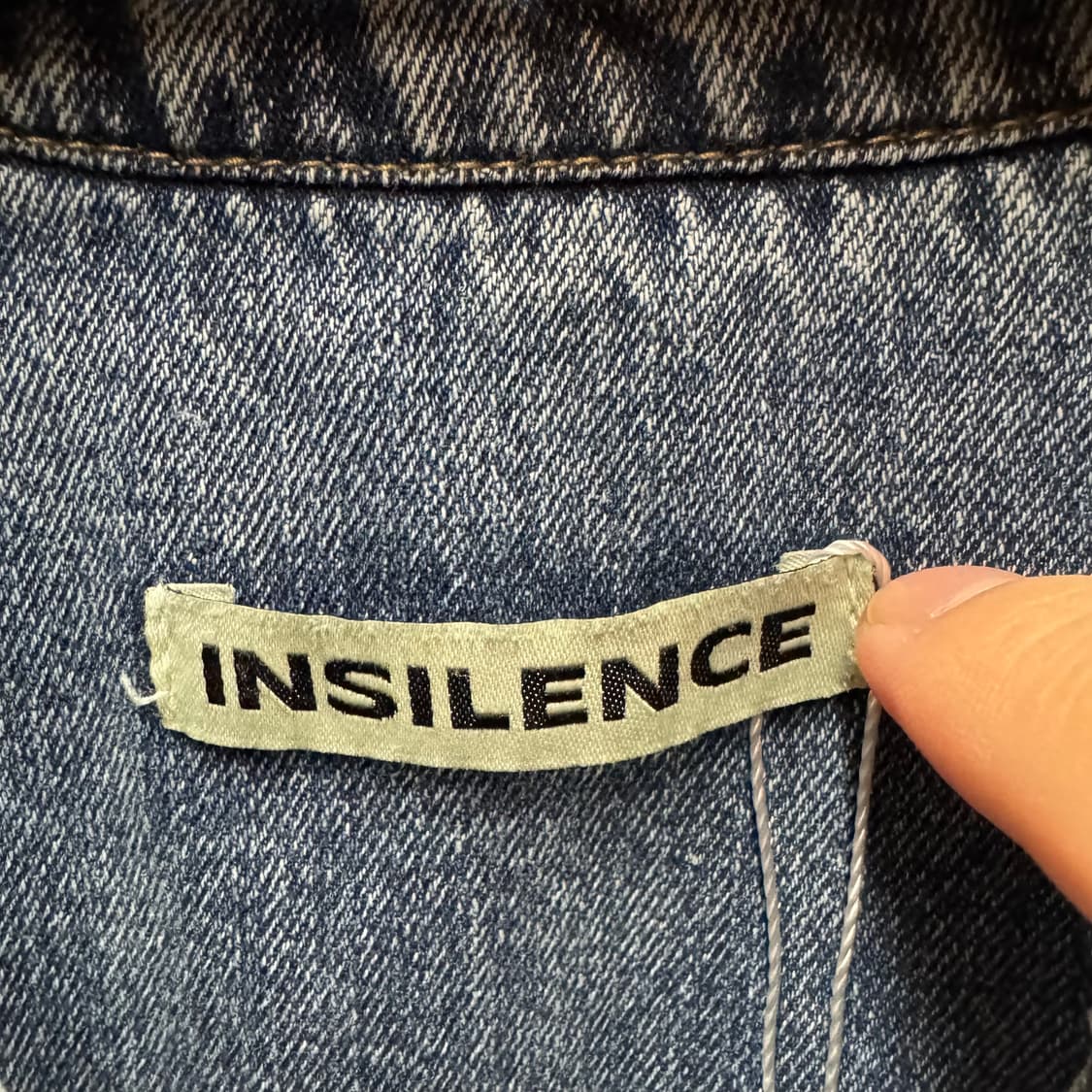 인사일런스 데님 셔츠 자켓 L 상품이미지3