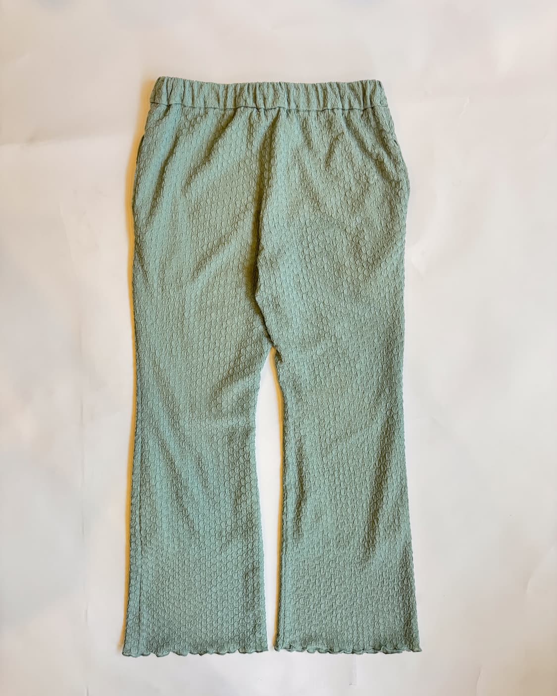 Mint Smocked Flare Pants 상품이미지3