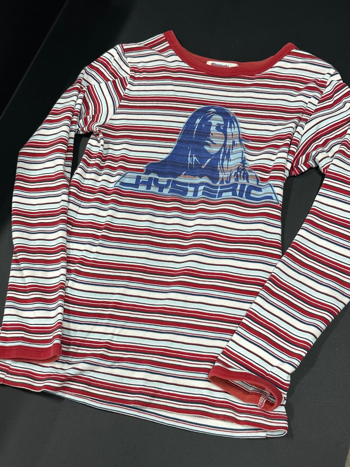  히스테릭 글래머 스트라이프 긴팔 티셔츠 상품이미지3