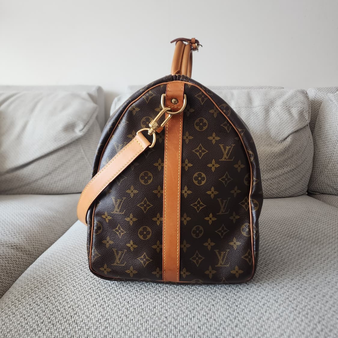 상태최상 루이비통 키폴 55 모노그램 반둘리에 보스턴백 여행가방 상품이미지2