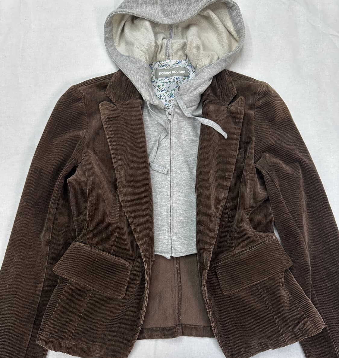 natural couture 후드 자켓 상품이미지3
