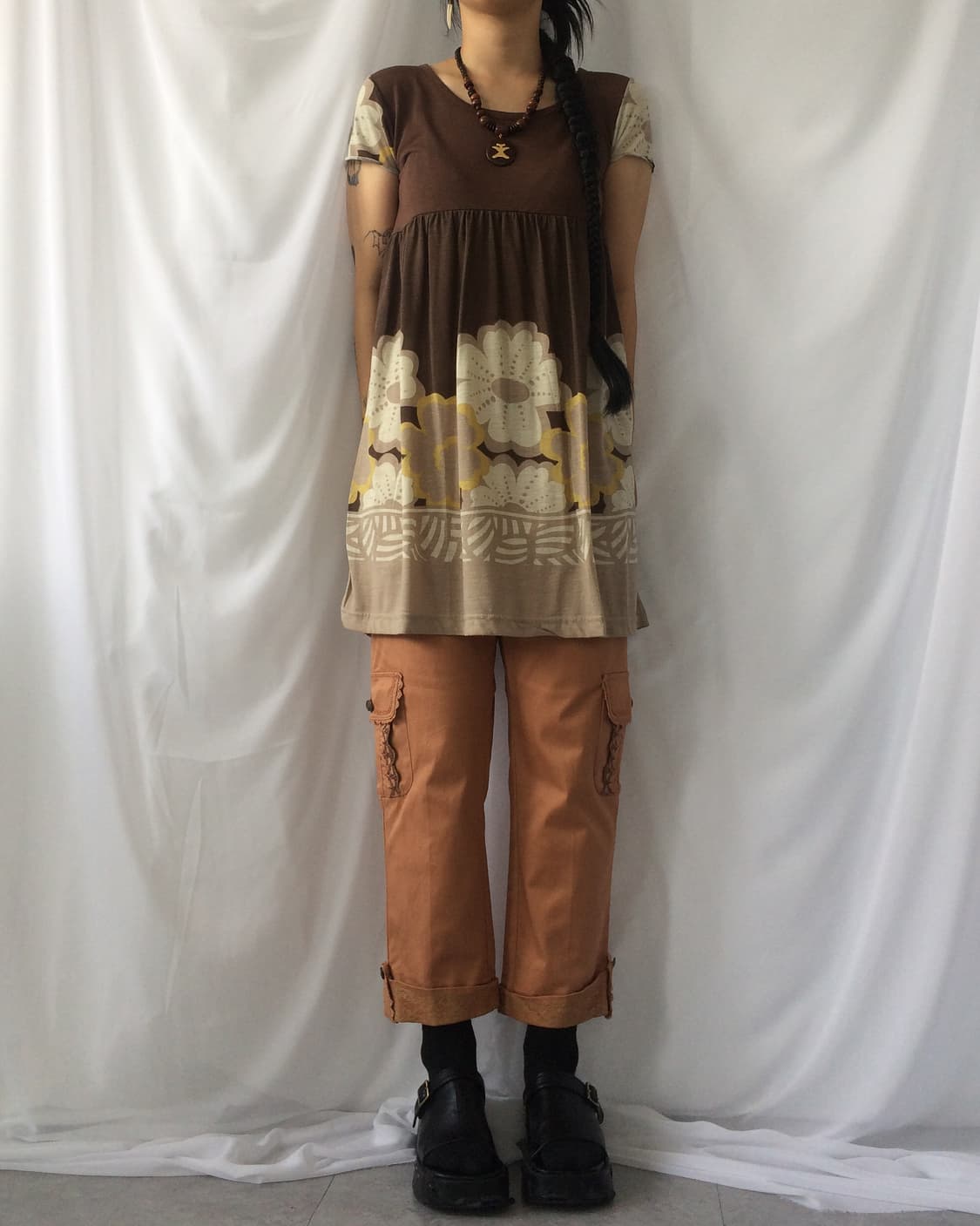 Flower printing onepiece 상품이미지5