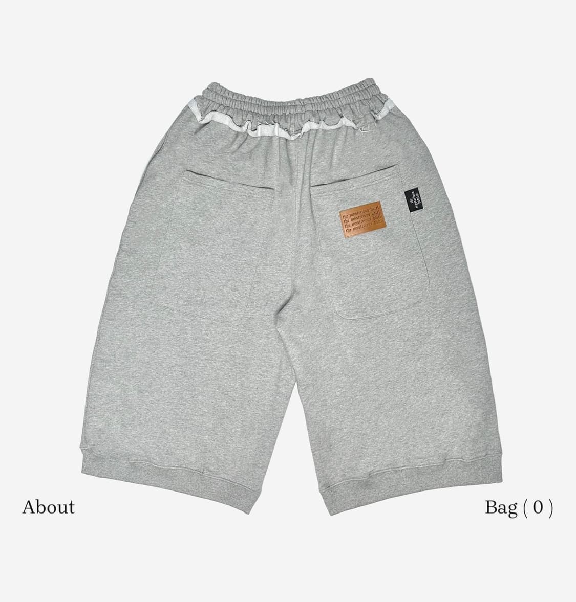 더미스테리어스호텔 스웻 버뮤다 팬츠 상품이미지5