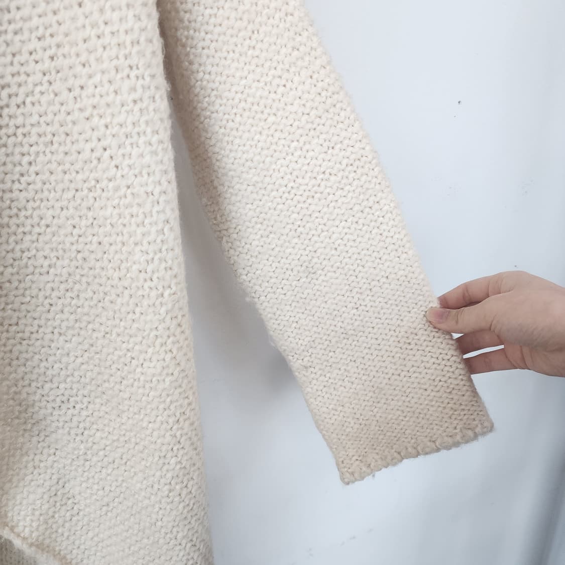 알랙산더 아이보리 롱 가디건 상품이미지3