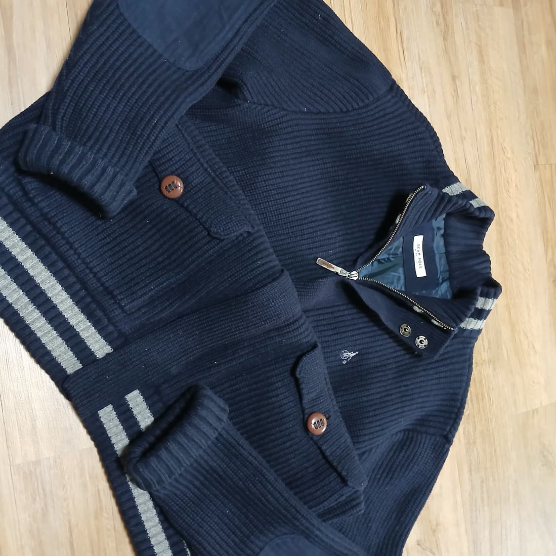 빈폴 beanpole 니트 점퍼 집업 자켓 상품이미지2