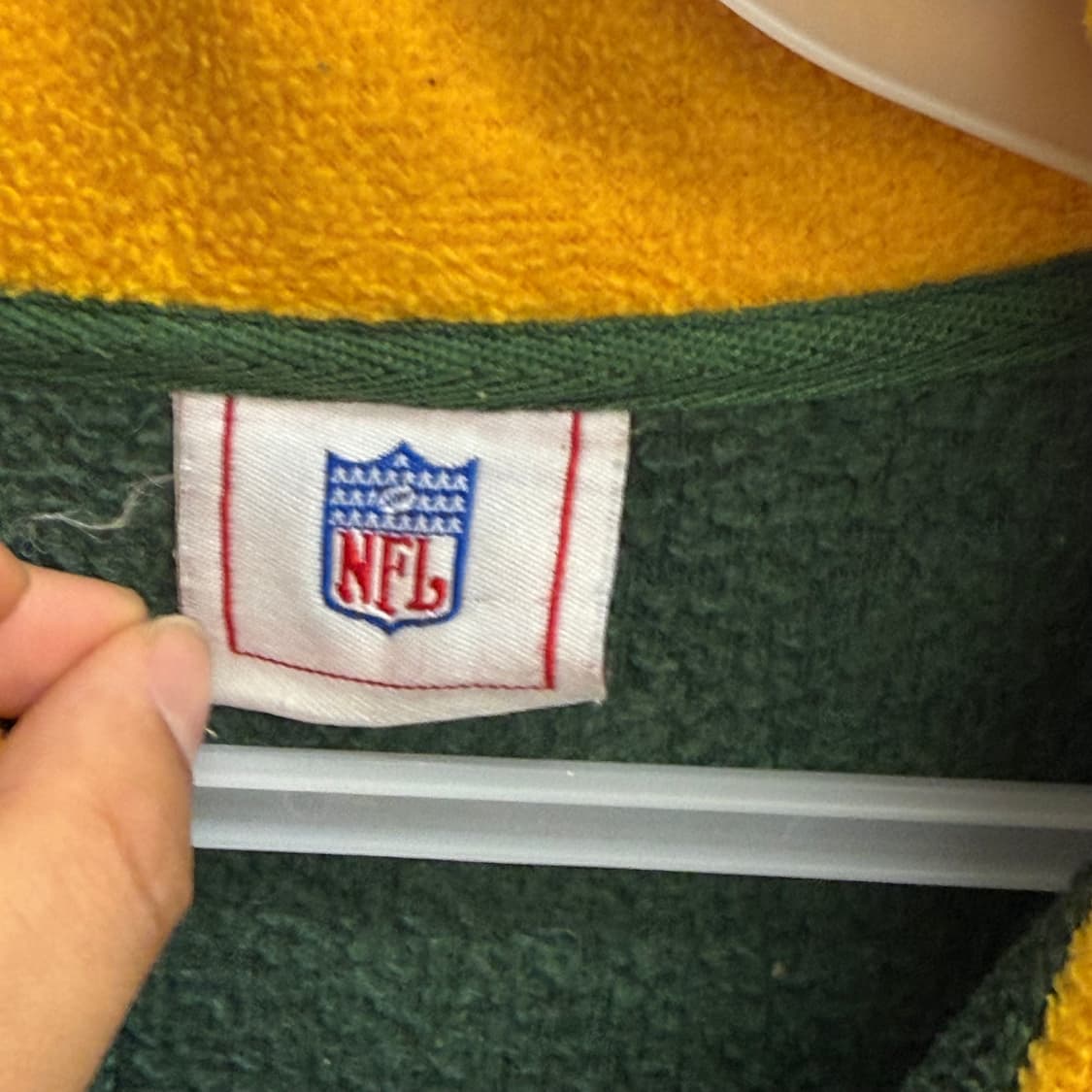 Vintage 90S NFL 배색 풋볼 반집업 XL 상품이미지2