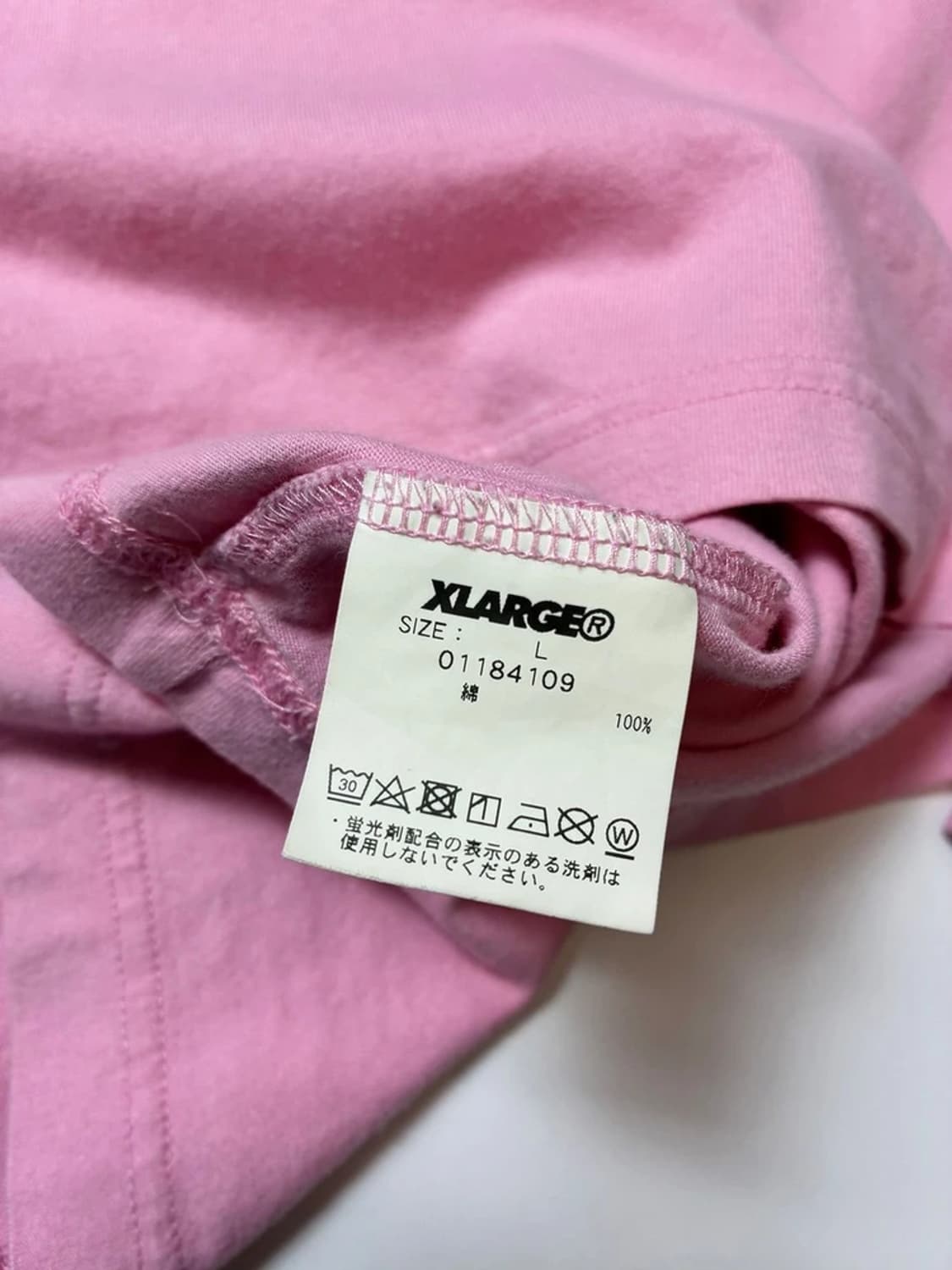 엑스라지 XLARGE 재팬 핑크 롱 슬리브 PN8973 상품이미지7