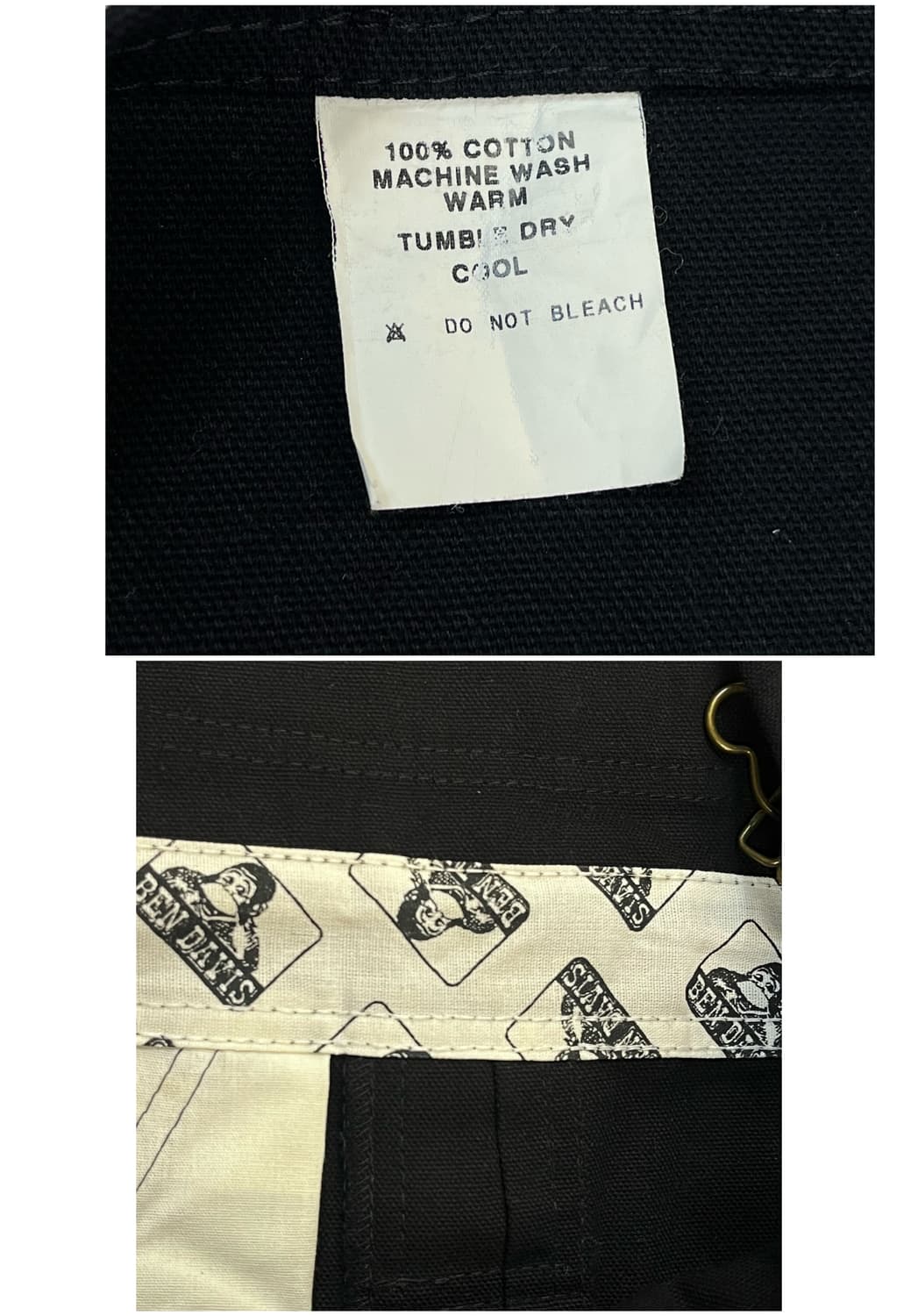 벤데이비스 오버롤 팬츠 블랙 #csz3666 상품이미지3