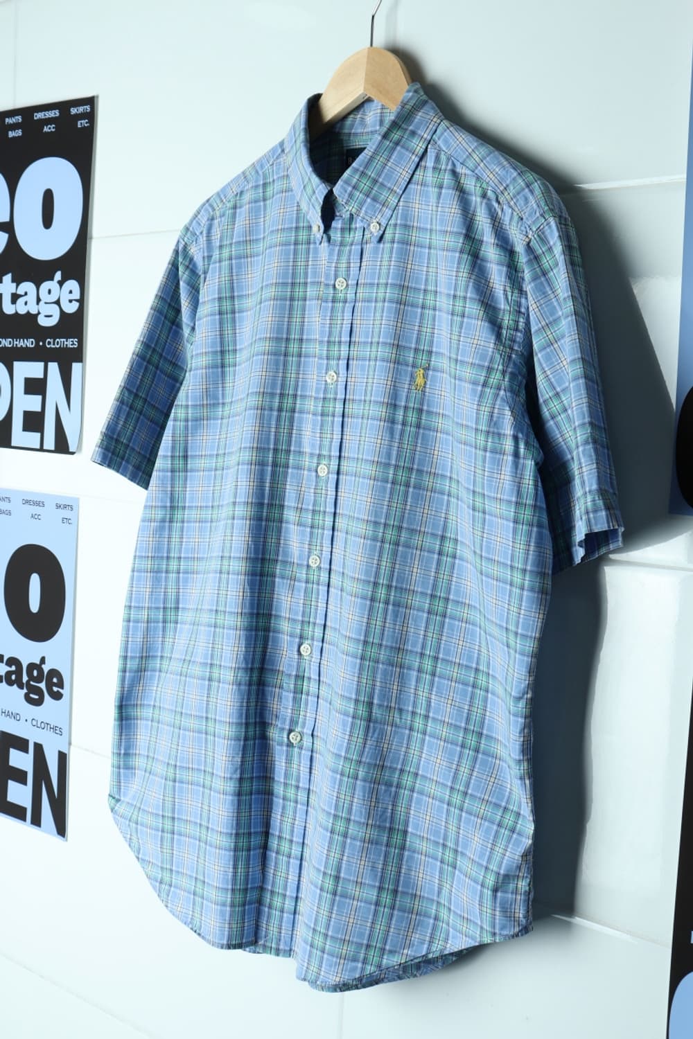 (L-XL) 폴로 랄프로렌 반팔 카라 티셔츠 UAS 남방-H33300 상품이미지1