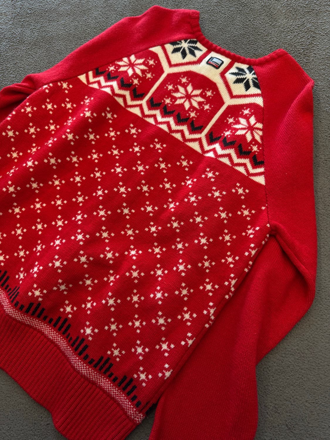 후부 빈티지 스펠아웃 니트 처분  상품이미지2