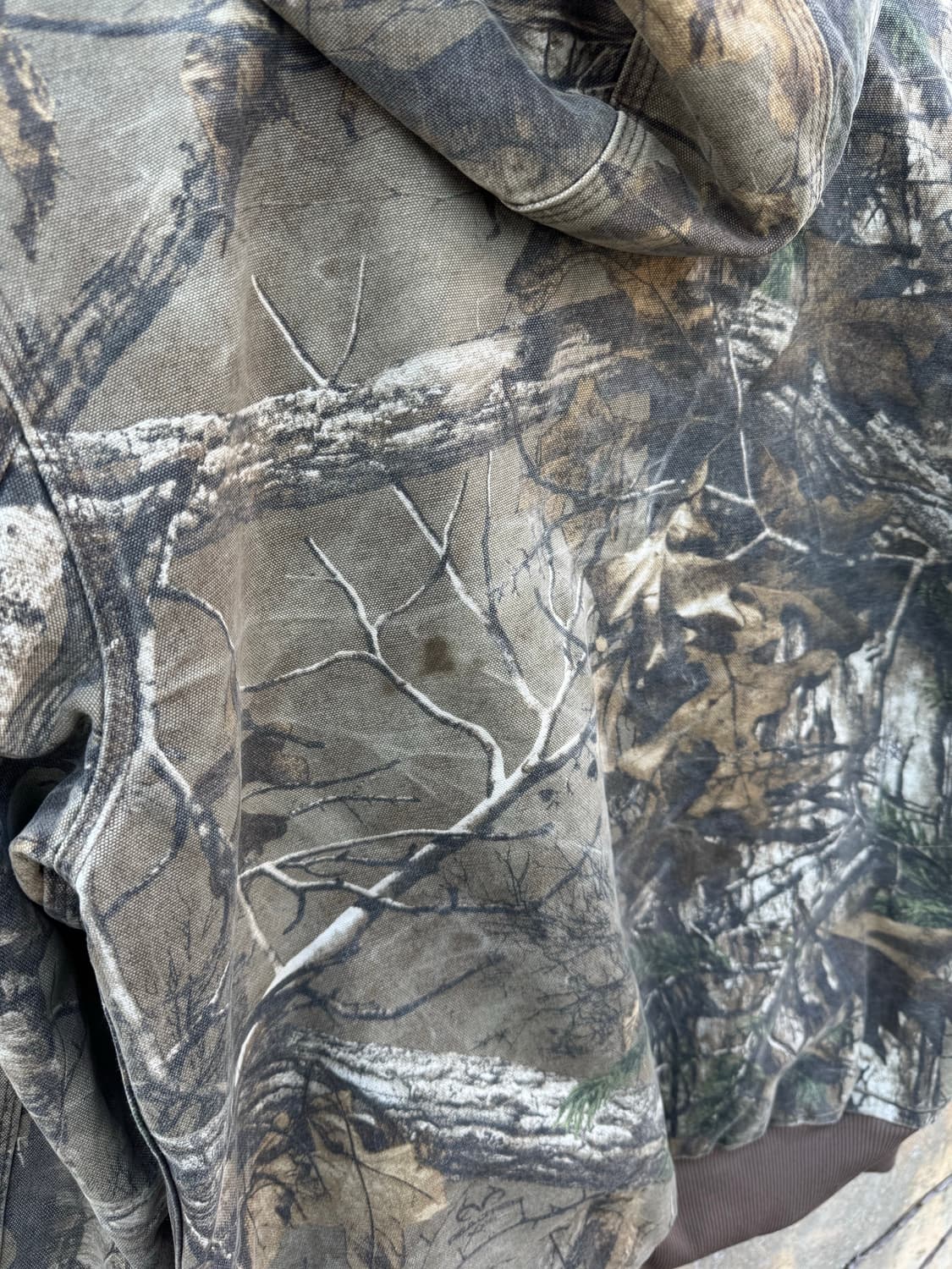 칼하트 빈티지 덕 액티브 리얼트리 후드 자켓 상품이미지4