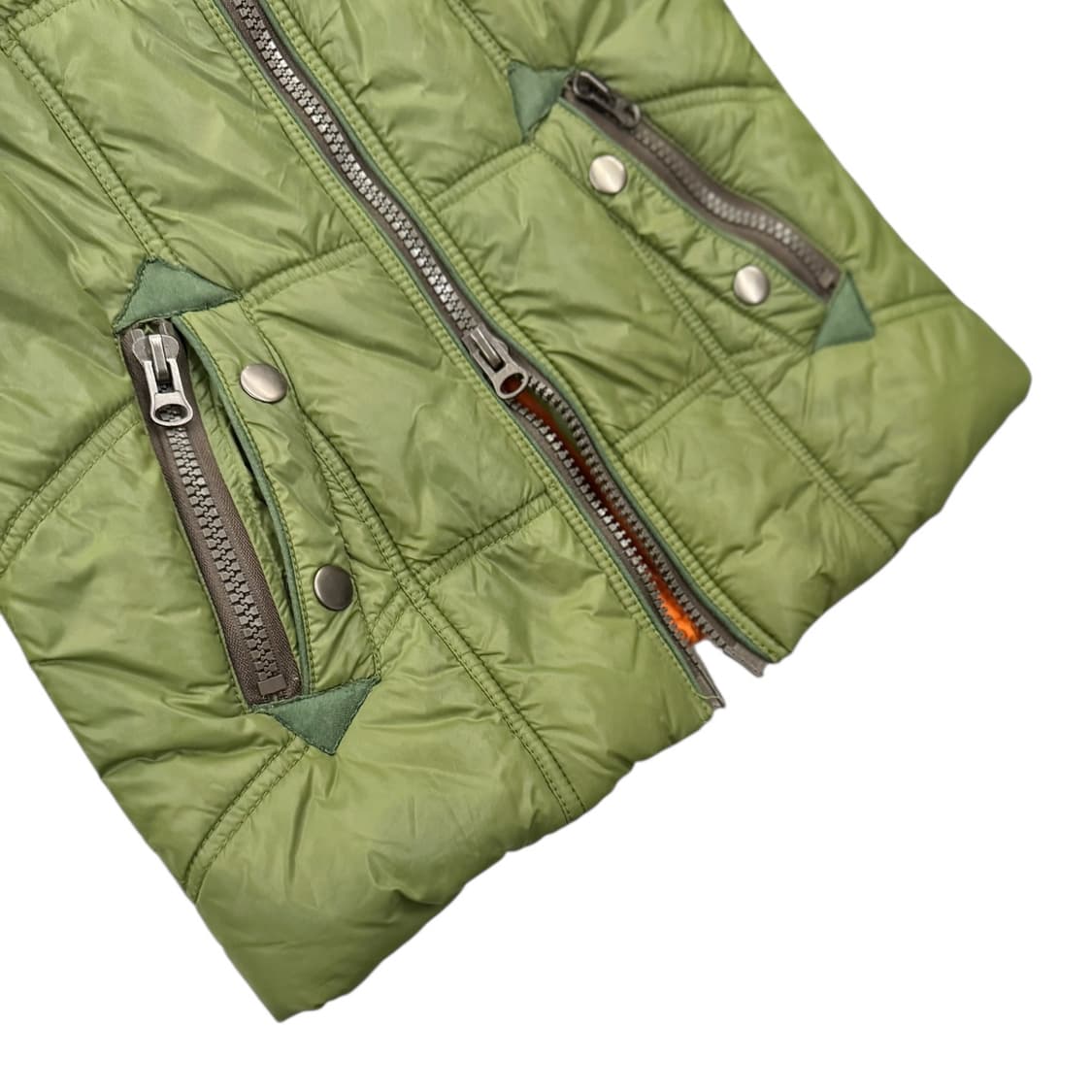 PRD 트리 리워크 패딩 자켓 그린 상품이미지5