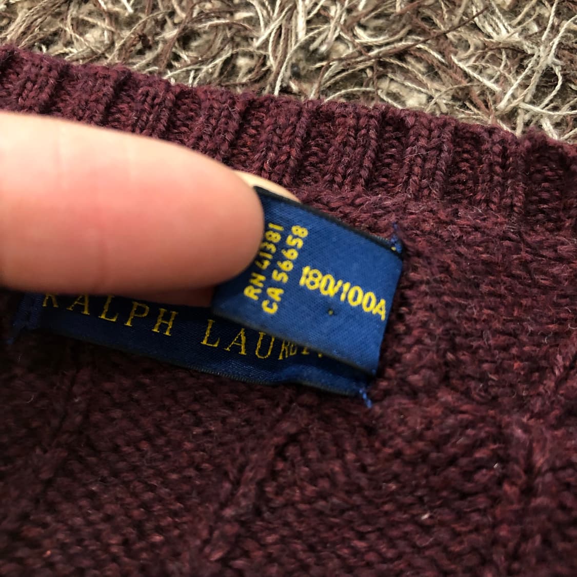 폴로 랄프로렌 케이블 니트 상품이미지5